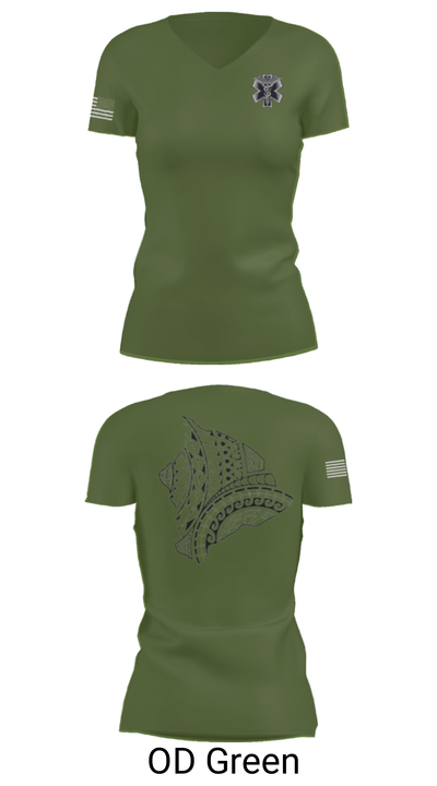 MEDICS 62567766 Women's Short Sleeve V-neck Shirt - 46