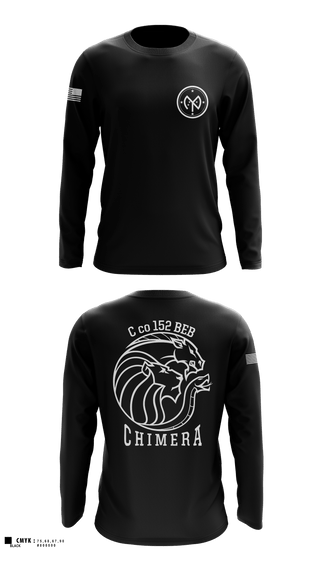 Long Sleeve Performance Shirt, C co 152 BEB, National Guard, Teamtime, Team time, sublimation, custom sports apparel, team uniforms, spirit wear, spiritwear, sports uniforms, custom shirts, team store, custom team store, fundraiser sports, apparel fundraiser