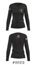 USAG Fort Hunter Liggett 63264859 Women's Long Sleeve V-neck Shirt - 7