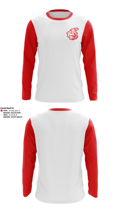 Hueneme High School Band 18451089 Long Sleeve Performance Shirt - 41