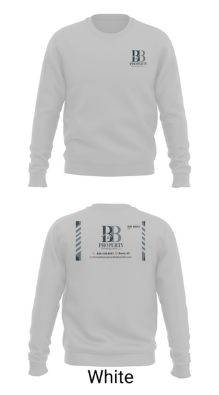 Crew Neck Sweatshirt, BB PROPERTY DEVELOPMENT, , Teamtime, Team time, sublimation, custom sports apparel, team uniforms, spirit wear, spiritwear, sports uniforms, custom shirts, team store, custom team store, fundraiser sports, apparel fundraiser