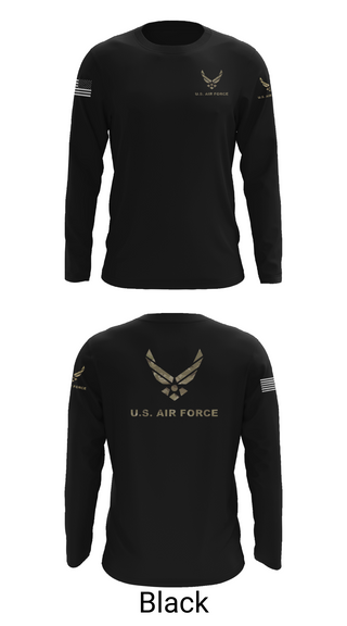 Long Sleeve Performance Shirt, Wings, Air Force, Teamtime, Team time, sublimation, custom sports apparel, team uniforms, spirit wear, spiritwear, sports uniforms, custom shirts, team store, custom team store, fundraiser sports, apparel fundraiser