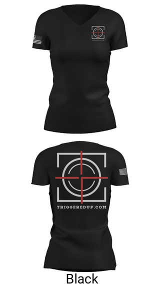 Womens Short Sleeve Vneck Shirt, Triggered up, , Teamtime, Team time, sublimation, custom sports apparel, team uniforms, spirit wear, spiritwear, sports uniforms, custom shirts, team store, custom team store, fundraiser sports, apparel fundraiser