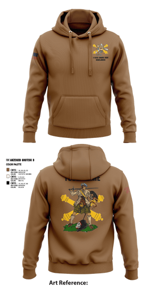 Hoodie, Bravo 1-119th FA, , Teamtime, Team time, sublimation, custom sports apparel, team uniforms, spirit wear, spiritwear, sports uniforms, custom shirts, team store, custom team store, fundraiser sports, apparel fundraiser