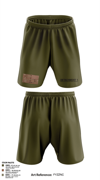 Athletic Shorts With Pockets, Detachment 1, Air Force, Teamtime, Team time, sublimation, custom sports apparel, team uniforms, spirit wear, spiritwear, sports uniforms, custom shirts, team store, custom team store, fundraiser sports, apparel fundraiser