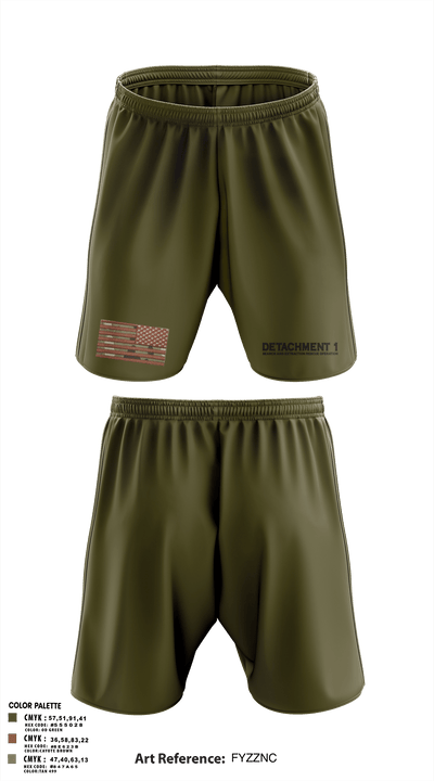 Detachment 1 27221981 Athletic Shorts With Pockets - 1