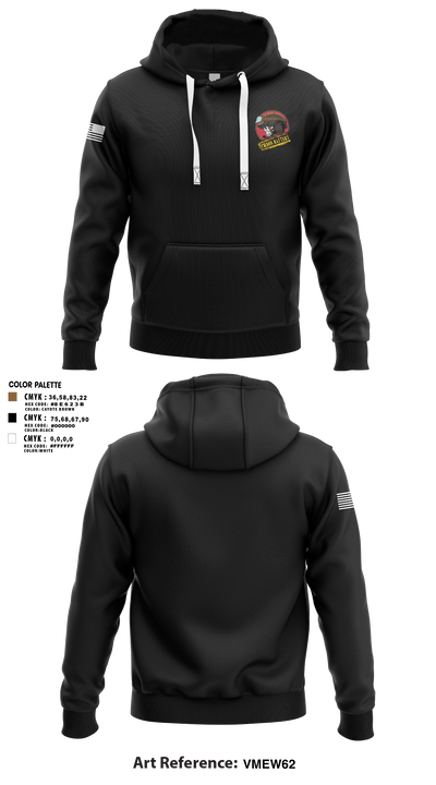 C BTRY, 5-4 ADAR Hoodie - 3