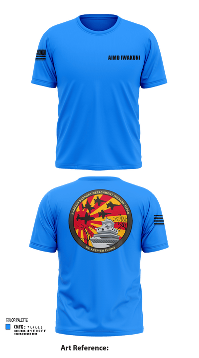 AIMD Iwakuni 92315033 Short Sleeve Performance Shirt - 124