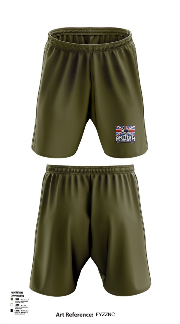 Athletic Shorts With Pockets, The British Plumber, , Teamtime, Team time, sublimation, custom sports apparel, team uniforms, spirit wear, spiritwear, sports uniforms, custom shirts, team store, custom team store, fundraiser sports, apparel fundraiser