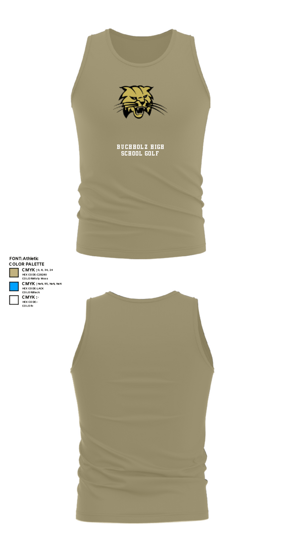 Tank Top, Buchholz High School Golf, Golf, Teamtime, Team time, sublimation, custom sports apparel, team uniforms, spirit wear, spiritwear, sports uniforms, custom shirts, team store, custom team store, fundraiser sports, apparel fundraiser