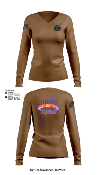 Womens Long Sleeve Vneck Shirt, 92nd Engineers, , Teamtime, Team time, sublimation, custom sports apparel, team uniforms, spirit wear, spiritwear, sports uniforms, custom shirts, team store, custom team store, fundraiser sports, apparel fundraiser