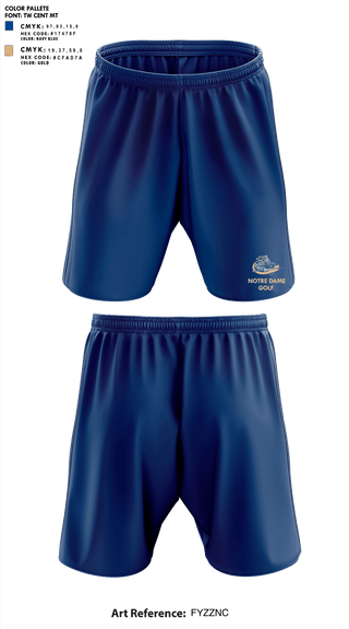 Athletic Shorts With Pockets, Notre Dame Catholic High School Golf, Golf, Teamtime, Team time, sublimation, custom sports apparel, team uniforms, spirit wear, spiritwear, sports uniforms, custom shirts, team store, custom team store, fundraiser sports, apparel fundraiser