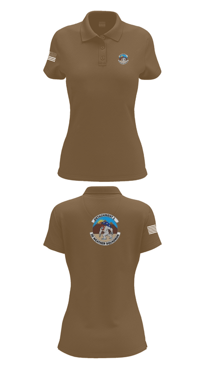 Detachment 1, 3rd Combat Weather Sqd 68533105 Women's Short Sleeve Performance Polo  - 15
