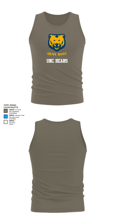 UNC BEARS 8989709 Tank Top - 79
