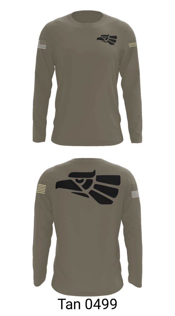 Long Sleeve Performance Shirt, 578th A Co, National Guard, Teamtime, Team time, sublimation, custom sports apparel, team uniforms, spirit wear, spiritwear, sports uniforms, custom shirts, team store, custom team store, fundraiser sports, apparel fundraiser