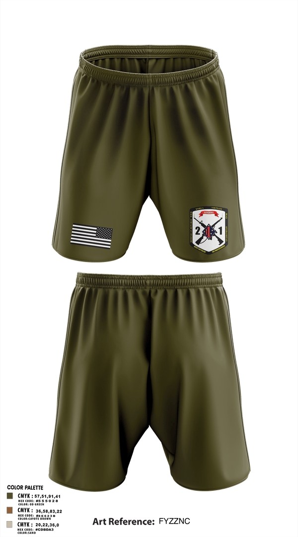 Athletic Shorts With Pockets, 2nd Battalion, 1st Marine Regiment, Marines, Teamtime, Team time, sublimation, custom sports apparel, team uniforms, spirit wear, spiritwear, sports uniforms, custom shirts, team store, custom team store, fundraiser sports, apparel fundraiser