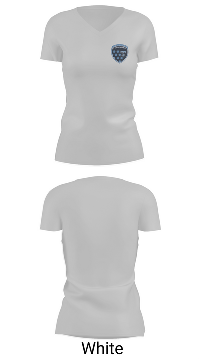 Thunder 93685505 Women's Short Sleeve V-neck Shirt - 10