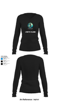 Lynette Falzone 70378339 Women's Long Sleeve V-neck Shirt -1 34