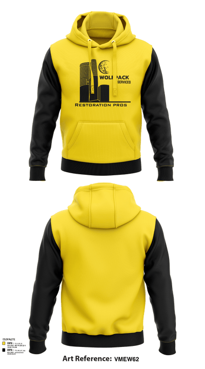 Wolfpack Restoration service 42537684 Hoodie - 127