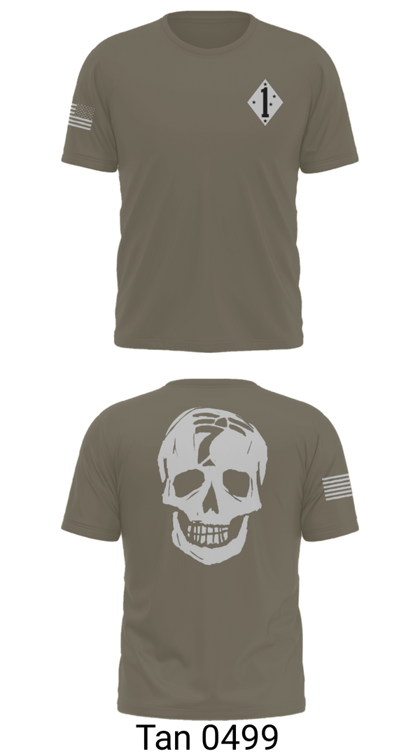 Short Sleeve Performance Shirt, 3/7 Kilo 3rd, Marines, Teamtime, Team time, sublimation, custom sports apparel, team uniforms, spirit wear, spiritwear, sports uniforms, custom shirts, team store, custom team store, fundraiser sports, apparel fundraiser