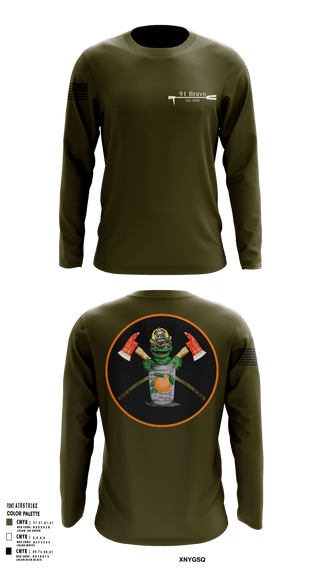 Long Sleeve Performance Shirt, 91 Bravo, Fire Department, Teamtime, Team time, sublimation, custom sports apparel, team uniforms, spirit wear, spiritwear, sports uniforms, custom shirts, team store, custom team store, fundraiser sports, apparel fundraiser