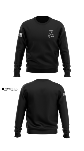 Crew Neck Sweatshirt, 2nd PLT A CO-The Family, Army, Teamtime, Team time, sublimation, custom sports apparel, team uniforms, spirit wear, spiritwear, sports uniforms, custom shirts, team store, custom team store, fundraiser sports, apparel fundraiser