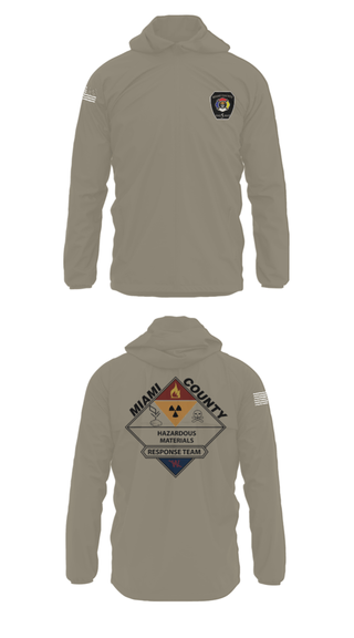 Windbreaker, Miami County Hazmat, , Teamtime, Team time, sublimation, custom sports apparel, team uniforms, spirit wear, spiritwear, sports uniforms, custom shirts, team store, custom team store, fundraiser sports, apparel fundraiser