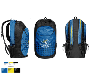 Gear Bag, Spartans, Women's Volleyball, Teamtime, Team time, sublimation, custom sports apparel, team uniforms, spirit wear, spiritwear, sports uniforms, custom shirts, team store, custom team store, fundraiser sports, apparel fundraiser