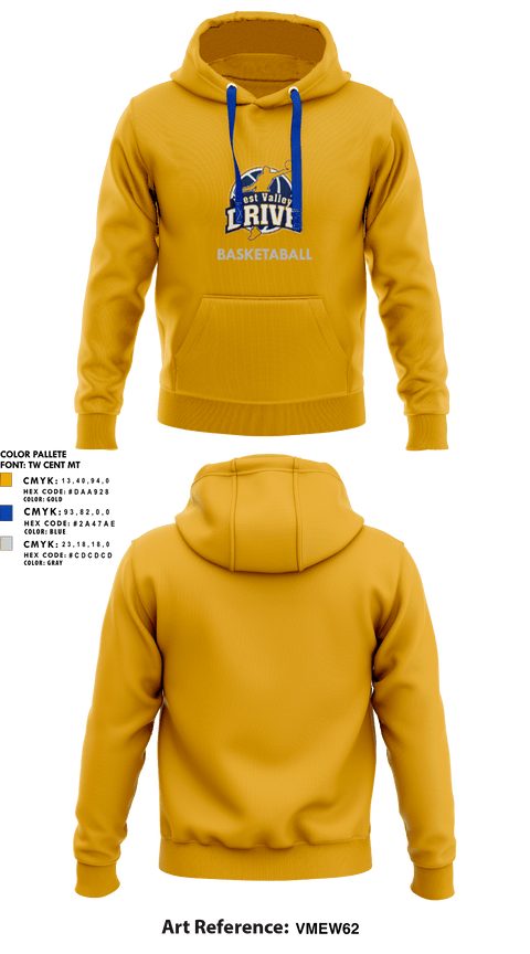 Hoodie, West Valley Drive Basketball, Men's Basketball, Teamtime, Team time, sublimation, custom sports apparel, team uniforms, spirit wear, spiritwear, sports uniforms, custom shirts, team store, custom team store, fundraiser sports, apparel fundraiser