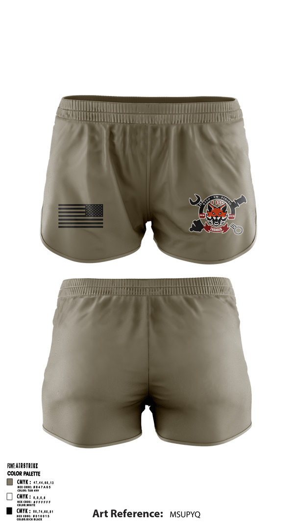 Ranger Panties, F-FSC, Army, Teamtime, Team time, sublimation, custom sports apparel, team uniforms, spirit wear, spiritwear, sports uniforms, custom shirts, team store, custom team store, fundraiser sports, apparel fundraiser
