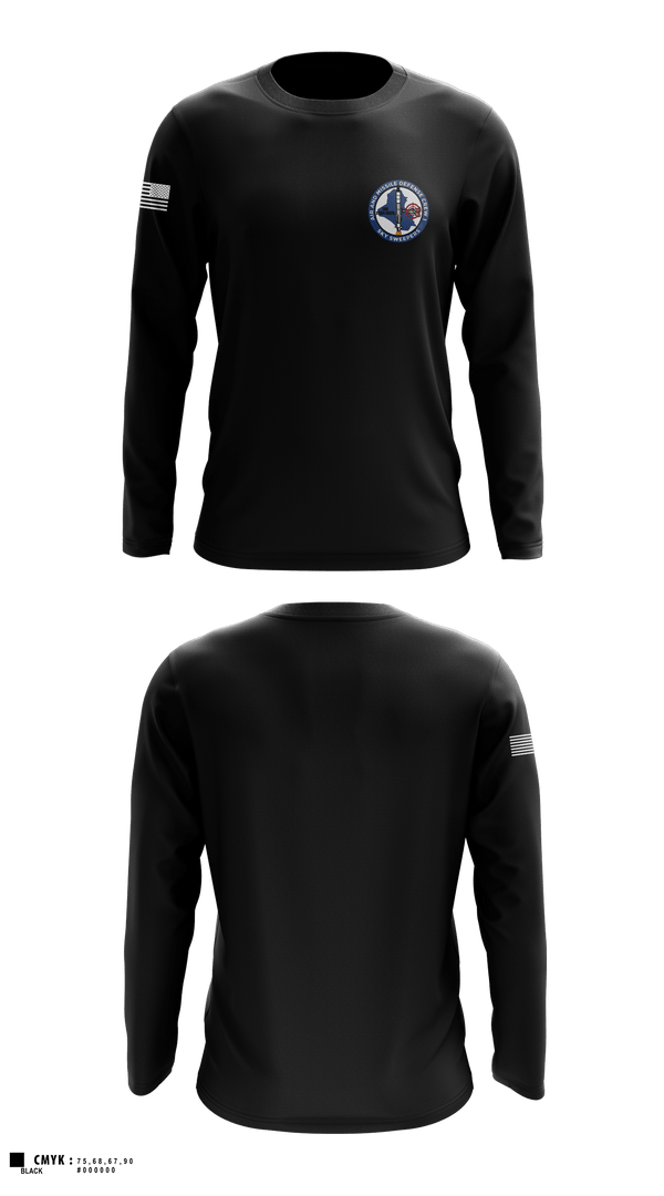 Long Sleeve Performance Shirt, Bravo Battery, 4th Battalion, 3rd Air Defense Artillery Regiment, Army, Teamtime, Team time, sublimation, custom sports apparel, team uniforms, spirit wear, spiritwear, sports uniforms, custom shirts, team store, custom team store, fundraiser sports, apparel fundraiser