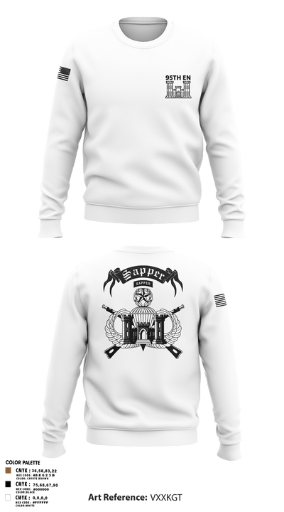 95TH EN 87153662 Crew Neck Sweatshirt - 2