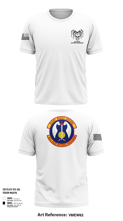 23 FSS823 Base Defense SquadronTask Force Joker 68161366 Short Sleeve Performance Shirt - 202