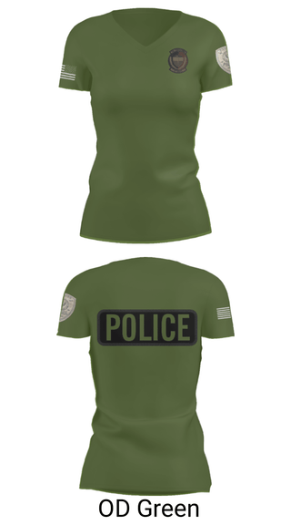 Women's Short Sleeve Vneck Shirt, 27 SOSFS, Air Force, Teamtime, Team time, sublimation, custom sports apparel, team uniforms, spirit wear, spiritwear, sports uniforms, custom shirts, team store, custom team store, fundraiser sports, apparel fundraiser