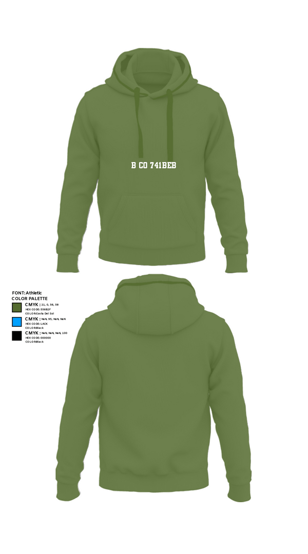 Hoodie, B Co 741BEB, National Guard, Teamtime, Team time, sublimation, custom sports apparel, team uniforms, spirit wear, spiritwear, sports uniforms, custom shirts, team store, custom team store, fundraiser sports, apparel fundraiser
