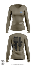PSA gear 85024144 Women's Long Sleeve V-neck Shirt - 2