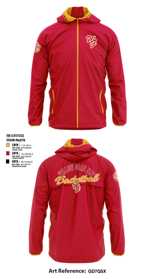 Windbreaker, Willow Glen NJB Basketball, Men's Basketball, Teamtime, Team time, sublimation, custom sports apparel, team uniforms, spirit wear, spiritwear, sports uniforms, custom shirts, team store, custom team store, fundraiser sports, apparel fundraiser