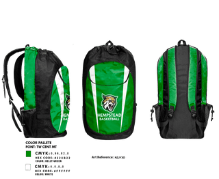 Gear Bag, Hempstead Middle School Basketball, Women's Basketball, Teamtime, Team time, sublimation, custom sports apparel, team uniforms, spirit wear, spiritwear, sports uniforms, custom shirts, team store, custom team store, fundraiser sports, apparel fundraiser
