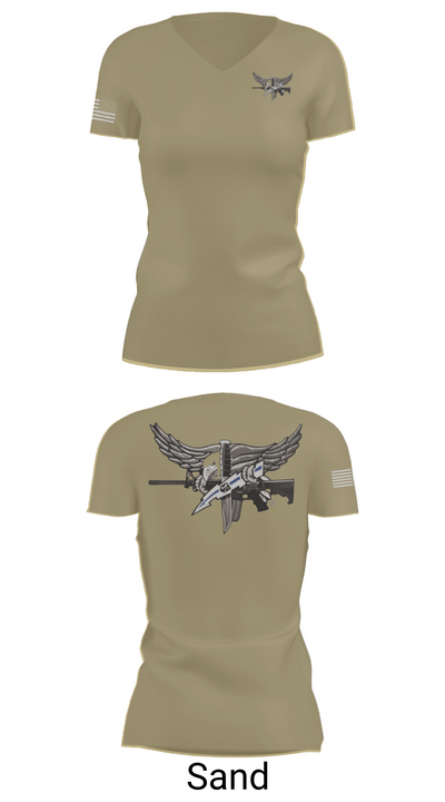 Livingston Police Emergency Service Unit 52189708 Women's Short Sleeve V-neck Shirt - 84