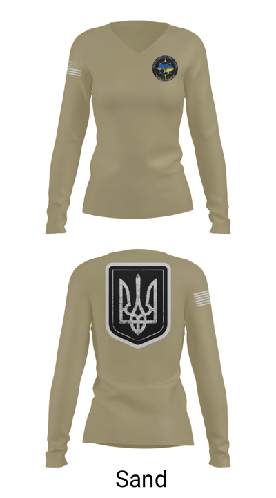 173rd Airborne 38025716 Women's Long Sleeve V-neck Shirt - 97