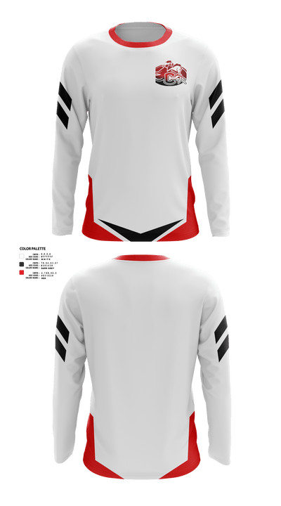 Chariton Chargers 42515262 Long Sleeve Performance Shirt - 40
