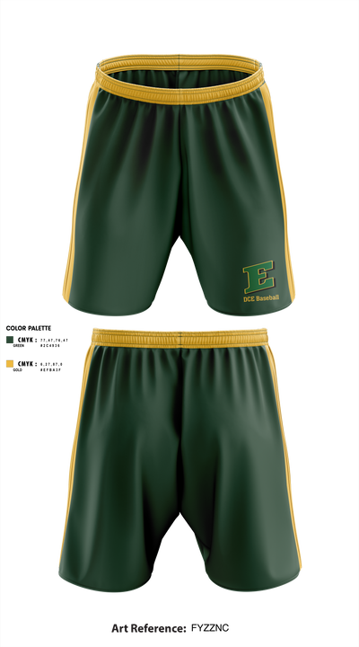 DC Everest Youth Baseball League 17508188 Athletic Shorts With Pockets - 2