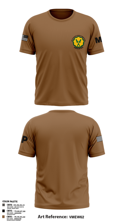 160th mp bn 37897815 Old School Cotton Feel Shirt - 102
