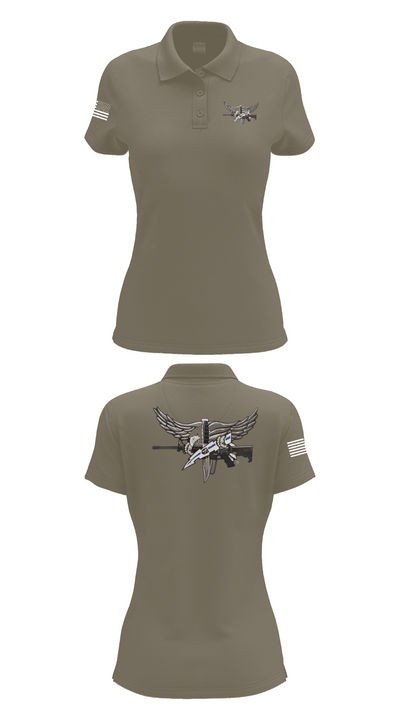 Livingston Police Emergency Service Unit 52189708 Women's Short Sleeve Performance Polo  - 71