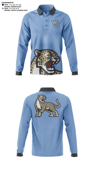 Long Sleeve Performance Polo, West Jordan High School Golf, Golf, Teamtime, Team time, sublimation, custom sports apparel, team uniforms, spirit wear, spiritwear, sports uniforms, custom shirts, team store, custom team store, fundraiser sports, apparel fundraiser
