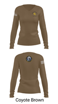 USAG Fort Hunter Liggett 63264859 Women's Long Sleeve V-neck Shirt - 15