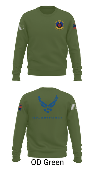 Crew Neck Sweatshirt, 4th Component Maintenance Squadron, , Teamtime, Team time, sublimation, custom sports apparel, team uniforms, spirit wear, spiritwear, sports uniforms, custom shirts, team store, custom team store, fundraiser sports, apparel fundraiser