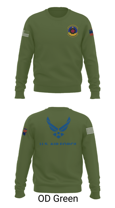 4th Component Maintenance Squadron 36168944 Crew Neck Sweatshirt - 45