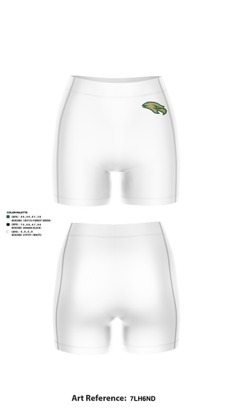 Women's Compression Shorts, Cypress Falls High School Track, Track & Field, Teamtime, Team time, sublimation, custom sports apparel, team uniforms, spirit wear, spiritwear, sports uniforms, custom shirts, team store, custom team store, fundraiser sports, apparel fundraiser