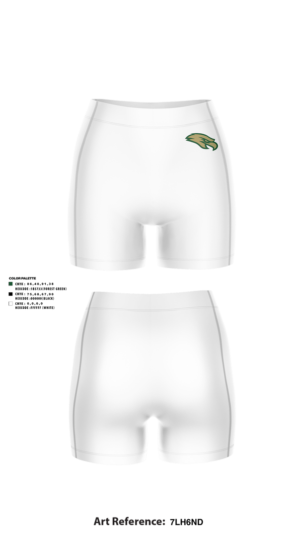 Women's Compression Shorts, Cypress Falls High School Track, Track & Field, Teamtime, Team time, sublimation, custom sports apparel, team uniforms, spirit wear, spiritwear, sports uniforms, custom shirts, team store, custom team store, fundraiser sports, apparel fundraiser
